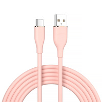 Cable de carga de datos de silicona de 1M y 2M, cable de datos de carga súper rápida de 2M a C, adecuado para carga de ordenador de teléfono inteligente