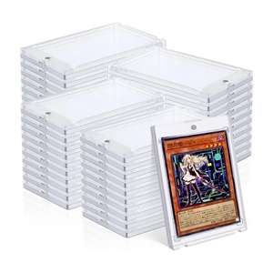 Wholesale One Touch Magnetic Card <b>Holders</b> Trading Sports Card <b>Holders</b> One-Touch UV Protection for 35pt YUGIOH Baseball Card - Product Image 1