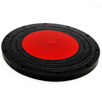 Beatello JBK Wholesale 12 Inch Red & Black Silent Drum Practice Pads Kit Set with Stand Custom Logo Option High Quality