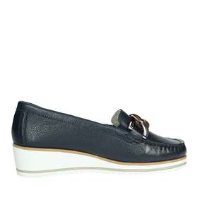 Cinzia Soft Donna Mocassino Blu Loafers Zapatos de Mujer Talla 37 - Product Image 4