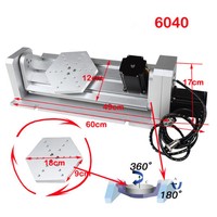 Mini routeur CNC de bureau pour la sculpture sur bois 3D, 4 ou 5 axes, machine de découpe et de fraisage CNC 3D pour le bois et le métal