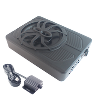 Usine OEM, caisson de basses actif mince à bobine simple de 10 pouces, 180 W max, pour système audio de voiture, basses sous le siège avec amplificateur