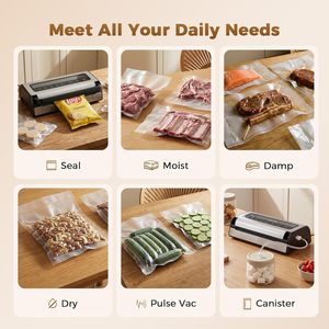 Scelleuse sous vide électrique industrielle automatique pour aliments, largeur de scellage 30 cm, design compact, construction en plastique, utilisation en cuisine, maison, camping-car - Product Image 4