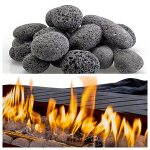 <span class=keywords><strong>Pierres</strong></span> <span class=keywords><strong>de</strong></span> lave pour barbecue en forme d'œuf, ovales et rondes, pour une <span class=keywords><strong>distribution</strong></span> <span class=keywords><strong>de</strong></span> chaleur optimale, en roche volcanique, pour grillades, foyer et sauna. - Product Image 6