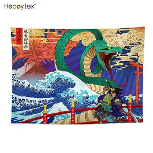 Hot Sale On Amazon Super Soft Witchcraft Muslim Islamic Beautiful Printing Pattern Japanese Tapestry With Competitive Price