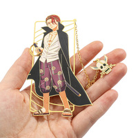 58 Estilos de Marcadores de Libros de Anime de Frieren, Zoro, Luffy, Sailor Moon, Card Captor Sakura, Marcadores de Metal, Regalo de Cosplay, Papelería de Aleación, Artesanía