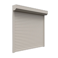 Volet roulant automatique moderne en acier décoratif, étanche, anti-tempête, pour garages, stations de lavage de voitures, 4S en alliage d'aluminium