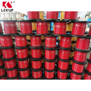 ผู้ผลิตมืออาชีพ <span class=keywords><strong>สาย</strong></span>เคเบิลเหล็กชุบสังกะสีเคลือบพลาสติก หรือ<span class=keywords><strong>สาย</strong></span>เคเบิลเหล็กกล้าไร้สนิม 1x7 - Product Image 5