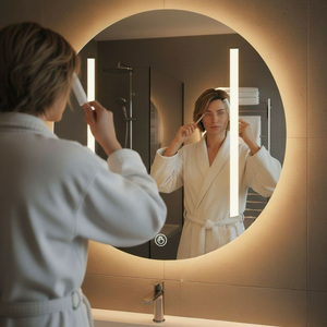 กระจกอุ่นไร้กรอบ 500W รุ่นใหม่ล่าสุด พร้อมไฟ LED ลายคลื่น ให้ความร้อนเร็ว ด้วยแผ่นคาร์บอนคริสตัลอินฟราเรด ควบคุมด้วยรีโมท ใช้กับโต๊ะทำงาน - Product Image 4