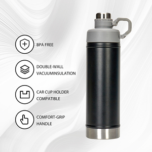 Hot and Cold Stainless Steel Water Bottle Personalized <b>Insulated</b> Stainless Steel Water Filter Bottle - Product Image 5