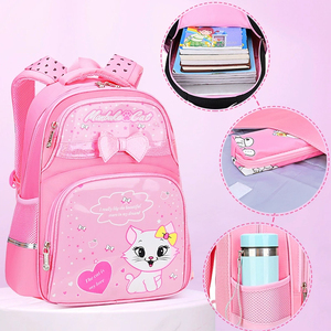 Cartoon Designer <span class=keywords><strong>Maternelle</strong></span> Sac À Dos Sacs D'école Étanche Mochila Étudiant Sacs À Dos pour Filles - Product Image 3