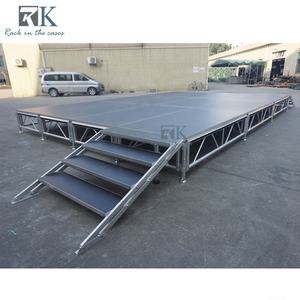 Etapa de concierto Instalación rápida Etapa de altura ajustable Plataforma de 4*8 pies - Product Image 6