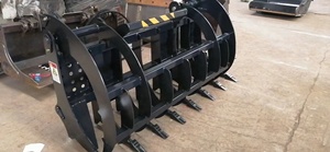Seau de râteau d'attachement de chargeur de direction de dérapage sur <span class=keywords><strong>la</strong></span> mini pelle - Product Image 3