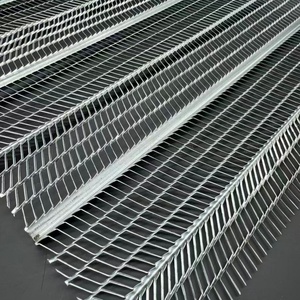 Fabricante de listones de acero corrugado hechos de bobinas de chapa de acero cortada y expandida en un patrón de espina de pescado <span class=keywords><strong>con</strong></span> nervaduras metálicas - Product Image 1