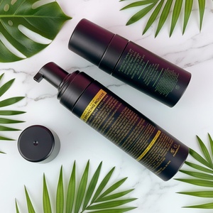 Matte Black Foam <b>Bottle</b> Matte Surface Stock 100ml 150ml 200ml Pet Face Cleanser Liquid Foaming Mousse <b>Pump</b> <b>Bottle</b> - Product Image 1