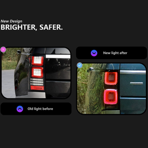 AURON Land Rover Range Rover 2013-2017 LED Retrofit Conversion Kit-Clear New <b>Plug</b> Play 12V 36W 6000K 6000 Lumens Tail <b>Lights</b> - Product Image 3