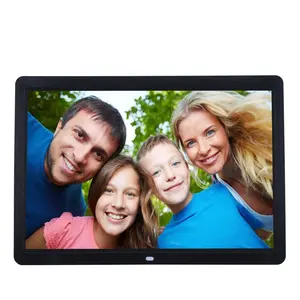 Merk Oem Promotie Cadeau Digitale Fotolijst 15 Inch Auto Klok Usb Plug Lcd-Scherm Video Dpf