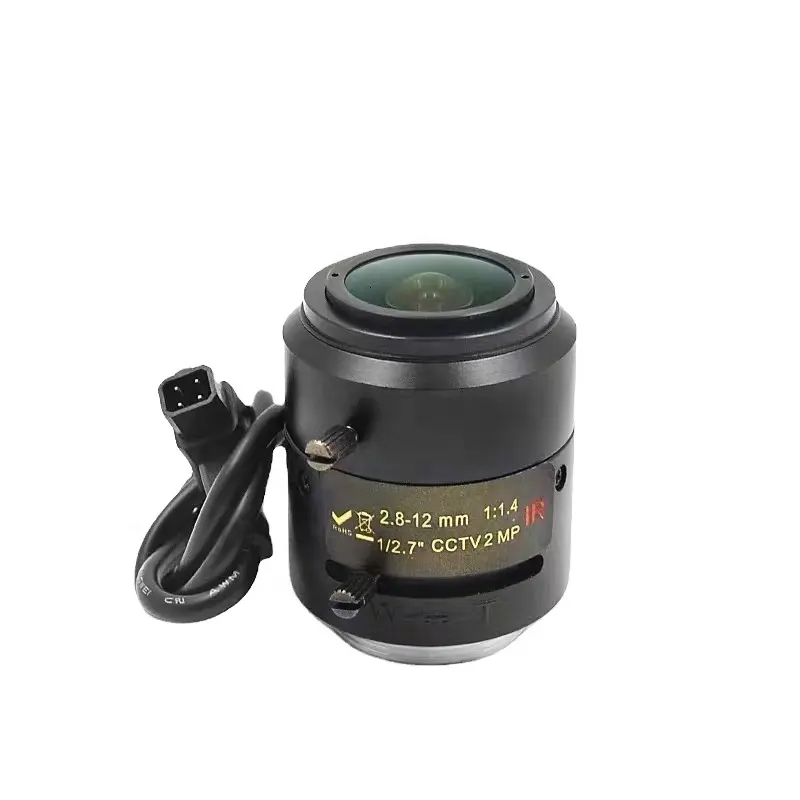 Lente 2.8-12mm 2mp cs montagem cctv, lente automática lente iris lente varifocal para câmera cctv