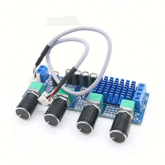 XH-M577 TPA3116D2 Audio High Power Tone Op Amps DC 12-24V Dual-channel Stereo 2 X 80W Digital Amplifier Board