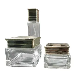 玻璃瓶制造商包装供应商容器护肤空瓶面霜护肤瓶化妆品储物罐