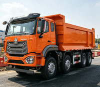 Truk Dump HOWO 8X4 Bekas Terpercaya, Bak Muat Tahan Aus untuk Pengangkutan Pasir dan Agregat