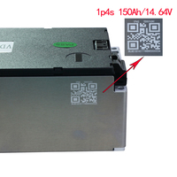 Module de batterie de stockage d'énergie EV 1p4s 14,64 V 150 Ah 12 V NCM, packs de batteries lithium-ion