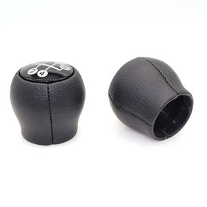 Pommeau de levier de vitesse en cuir noir 5 vitesses ergonomique compatible Opel Corsa - Product Image 3