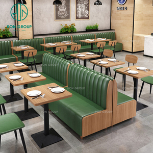 Cadena comercial Restaurantes Suministros de muebles Comida rápida Marco de metal Mesa y sillas para restaurante bar Café Cafetería - Product Image 4