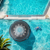 Robot aspirateur de piscine sans fil, machine de nettoyage automatique pour piscines hors sol et enterrées