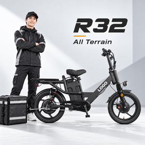จักรยานไฟฟ้า R32 750W รุ่นปรับแต่งพิเศษ ขนาด 18x2.5 สำหรับขนส่งสินค้า ผลิตจากโรงงาน เหมาะสำหรับคนขับส่งของ - Product Image 1