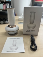 Brosse Électrique de Massage des Méridiens Corps Entier Amincissante, Appareil de Grattage Micro-courant pour la Taille, Compresse Chaude, Masseur de Méridiens Étanche