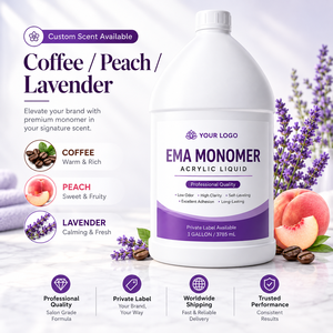 Líquido Acrílico para Uñas de Secado Rápido de 1000 ml/1 Galón, Marca Privada OEM, Monómero EMA MMA, Esmalte Acrílico <span class=keywords><strong>en</strong></span> Polvo de 15 ml para Decoración de Uñas - Product Image 1