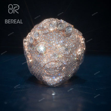 925 Silver+VVs Moissanite