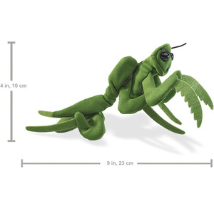 B247 OEM ODM nhà máy CPC CE compliant Knit Polyester Mini Mantis ngón tay con rối bán buôn tùy chỉnh chỉ sang trọng ngón tay con rối - Product Image 3