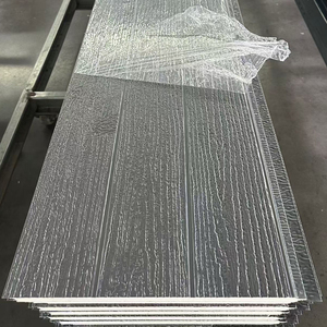 Panneaux sandwich en PU modernes pour murs extérieurs isolés, panneaux en métal sculpté, résistants au feu et à l'eau, écologiques, pour <span class=keywords><strong>atelier</strong></span> - Product Image 2