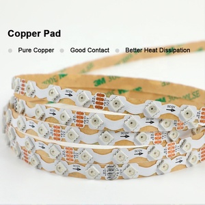 Светодиод высокой яркости в форме S WS2815 S Гибкая адресная RGB 5050 8 мм 12 В зигзигзге Светодиодная лента для бизнес-вывесок - Product Image 2