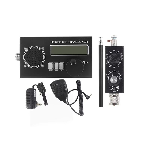 8-Band 5W USDR/USDX HF QRP SDR Transceiver SSB/CW Transceiver with Mini-ANT Shortwave Antenna