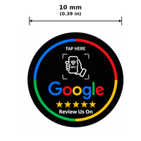 NFC-Aufkleber NTAG215 Kontaktloser Smart-Chip 12x12cm Quadratischer Tischaufkleber für Café Bar Geschäft Empfangstheke