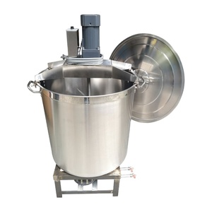 Marmite de cuisson électrique en acier inoxydable avec agitateur pour assaisonnements, piments, curry, confitures et sauces - Product Image 1