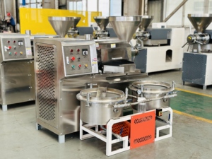 DSOILPRESS Nueva Prensa de Aceite de Nuez Semiautomática de Acero Inoxidable, Extractor de Aceite de Alta Capacidad, Procesamiento de Pequeños Lotes, Capacidad de 50 kg/h - Product Image 1