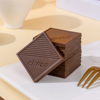 Chocolat noir aromatisé au thé Tieguanyin, au beurre de cacao riche et onctueux, cadeau halal pour les collations quotidiennes