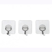 Kait Hisap Perekat Dinding Stainless Steel Ramah Lingkungan, Dapat Digunakan Kembali, Tanpa Bekas, Tanpa Bor, Untuk Handuk Kamar Mandi