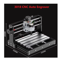 Nouvelle machine de découpe automatique CNC 3018 de haute précision pour le travail du bois et du plastique DIY