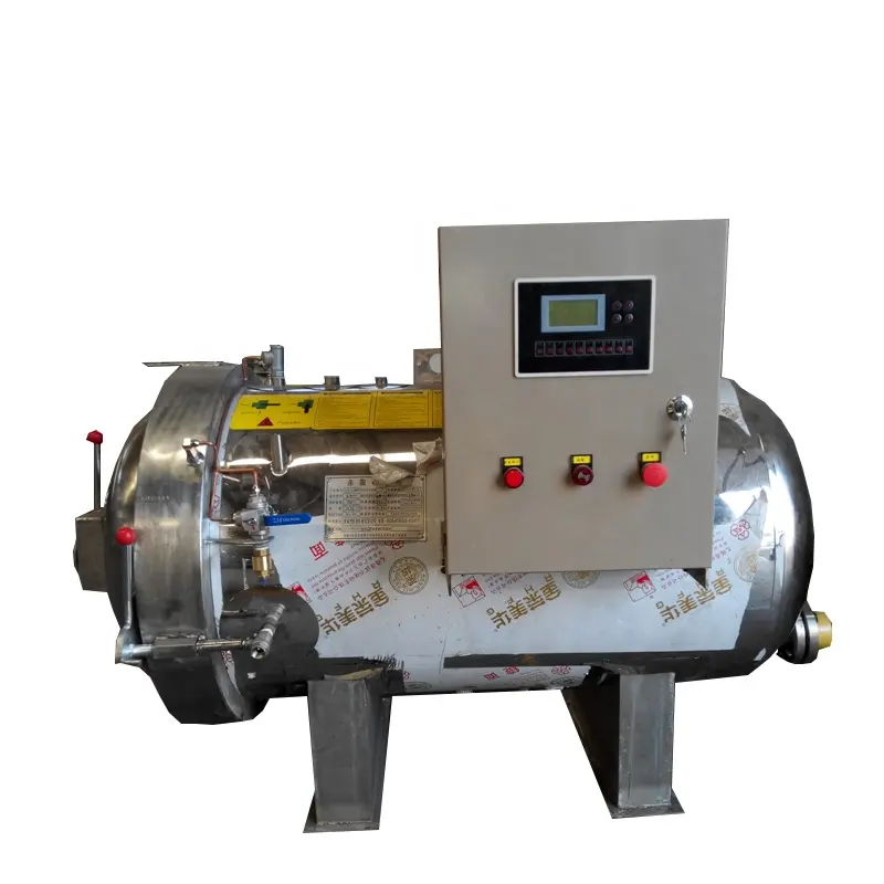 Equipo de calefacción de vapor Horizontal, esterilizador Industrial de Autoclave