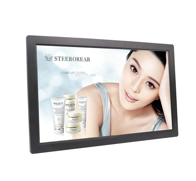 Digital Photo Frame 21.5 Inch Advertising Media Player 1080P HD Screen Video Playback Calendar Clock USB/SD