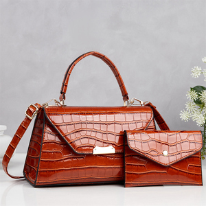 Bolsos de Mujer de Cuero PU 2026, <span class=keywords><strong>Bolso</strong></span> de Mano de Cuero con Patrón Elegante, <span class=keywords><strong>Bolso</strong></span> de Hombro de Lujo para Mujer - Product Image 4