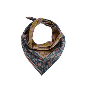 Fashion Printed Cotton Bandana Neck <b>Scarf</b> Head Wrap for Outdoor Travel and Sports - Product Image 1