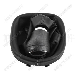 Pareo - Perilla de cambio de marchas de cuero negro de 6 velocidades para Volkswagen Passat B7 Caddy, diseño ergonómico - Product Image 1