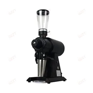 Rectifieuse de grains d'espresso professionnel commercial de 98mm 24 KG/H grande capacité de meulage broyeur de grains de café électrique automatique