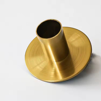 Support de bougie de table moderne avec plateau rond pour bougies coniques, décoration de table à manger et vente au détail de cadeaux